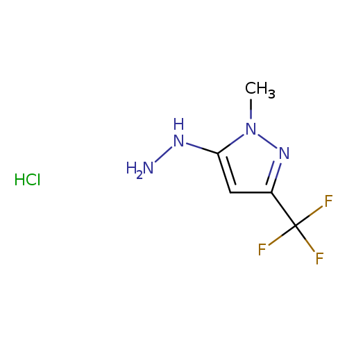 5-hydrazinyl-1-methyl-3-(trifluoromethyl)-1H-pyrazole hydrochloride