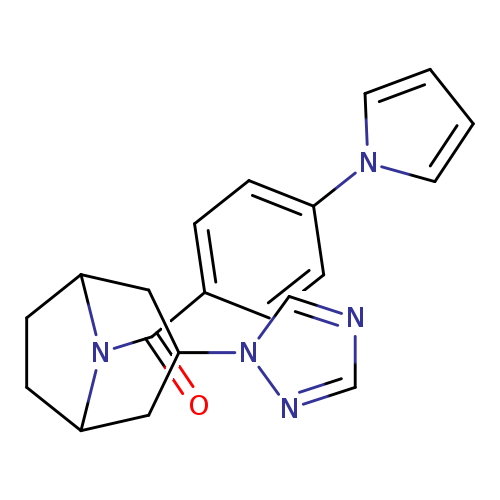 8-[4-(1H-pyrrol-1-yl)benzoyl]-3-(1H-1,2,4-triazol-1-yl)-8-azabicyclo[3.2.1]octane