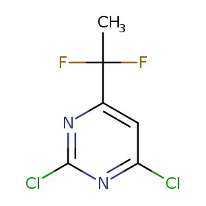 2,4-Dichloro-6-(1,1-difluoroethyl)pyrimidine