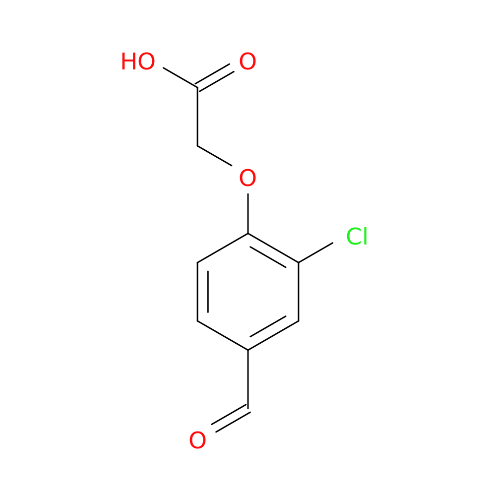 2-(2-Chloro-4-formylphenoxy)acetic acid