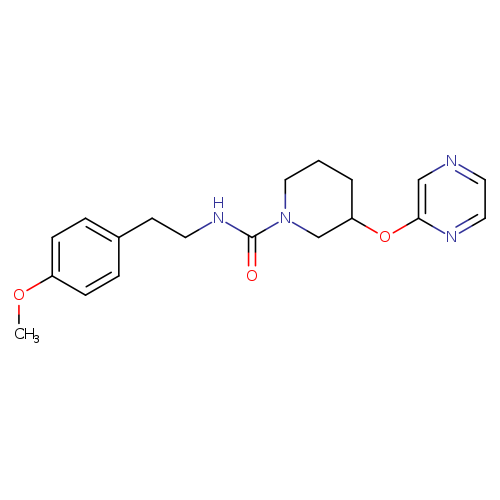 N-[2-(4-methoxyphenyl)ethyl]-3-(pyrazin-2-yloxy)piperidine-1-carboxamide