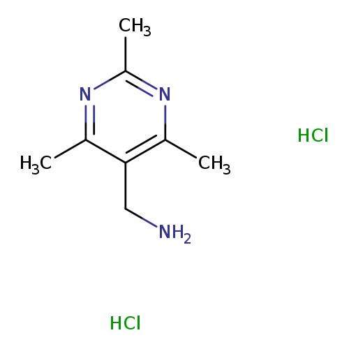 (trimethylpyrimidin-5-yl)methanamine dihydrochloride