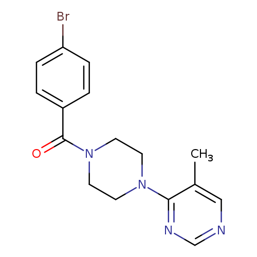 4-[4-(4-bromobenzoyl)piperazin-1-yl]-5-methylpyrimidine