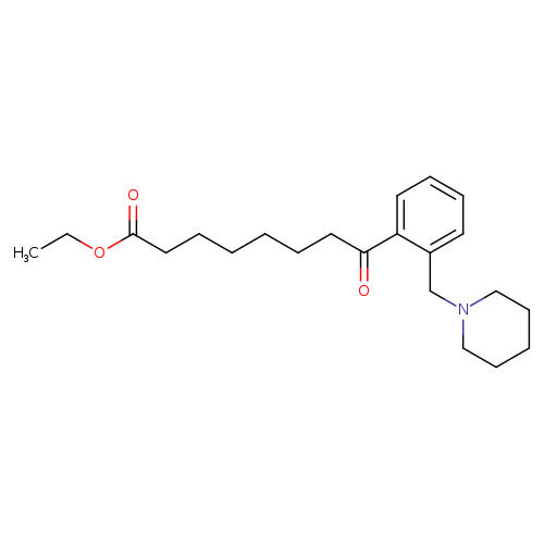Ethyl 8-oxo-8-[2-(piperidinomethyl)phenyl]octanoate