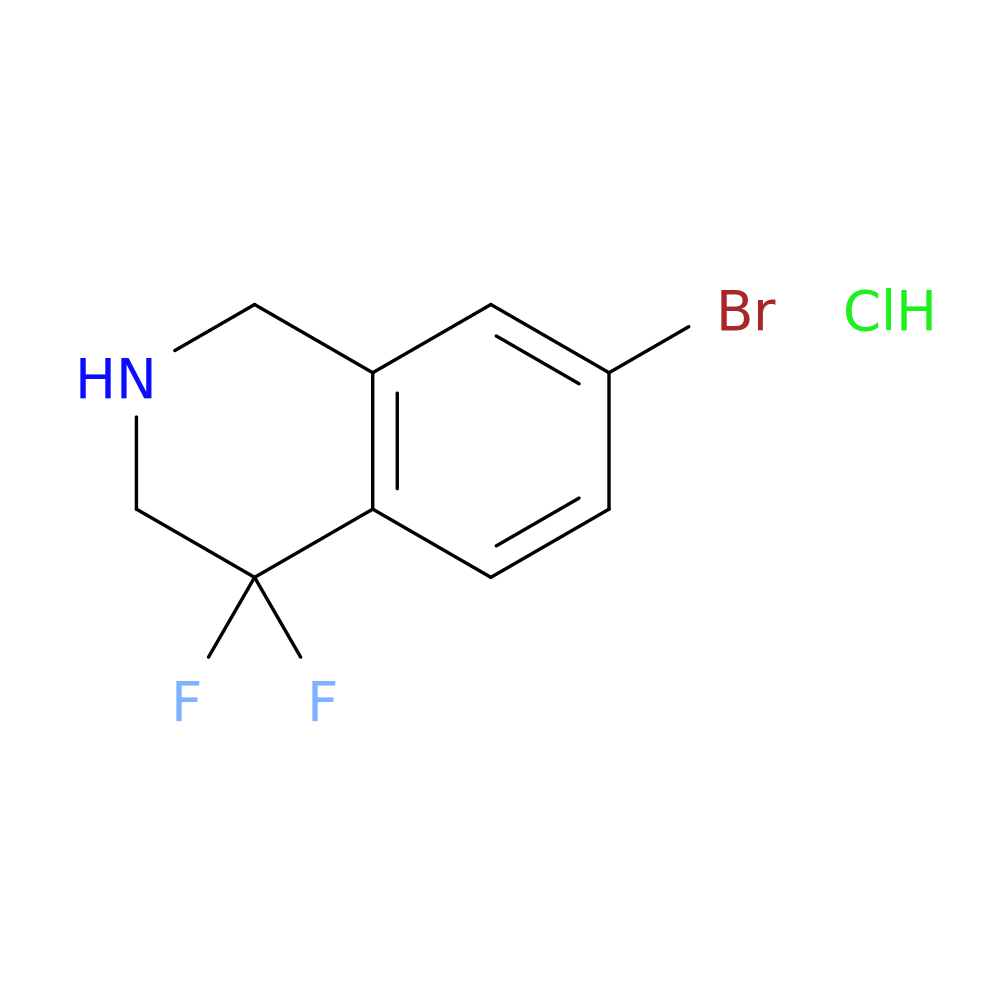 7-Bromo-4,4-difluoro-1,2,3,4-tetrahydroisoquinoline hydrochloride