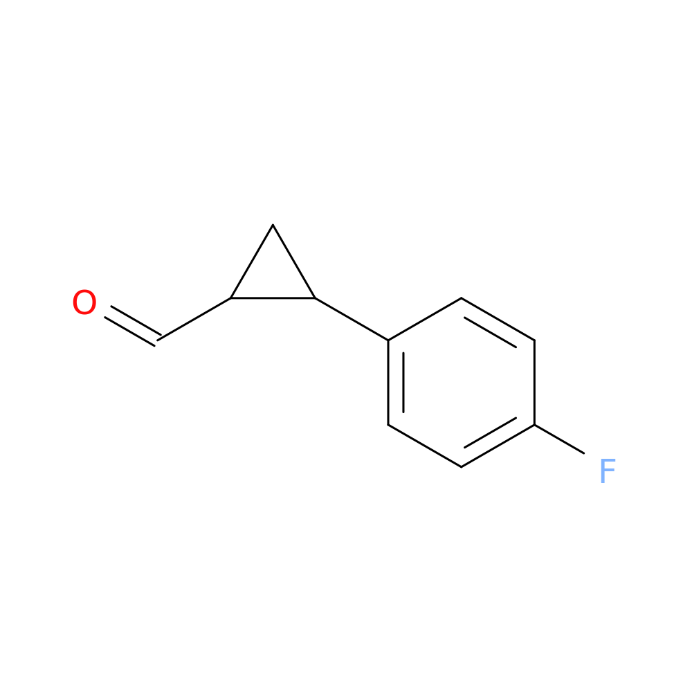 2-(4-fluorophenyl)cyclopropane-1-carbaldehyde
