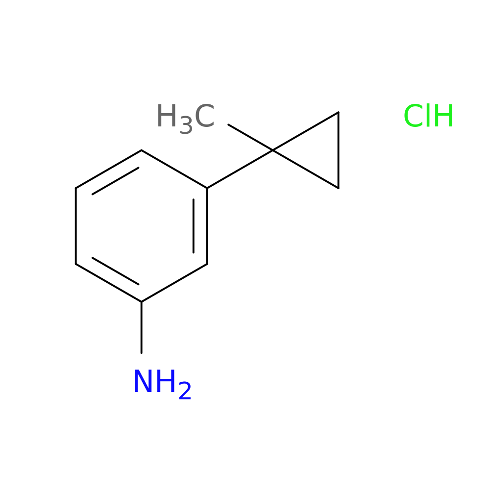 3-(1-methylcyclopropyl)aniline hydrochloride