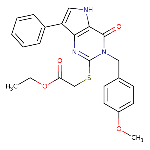 ethyl 2-({3-[(4-methoxyphenyl)methyl]-4-oxo-7-phenyl-3H,4H,5H-pyrrolo[3,2-d]pyrimidin-2-yl}sulfanyl)acetate