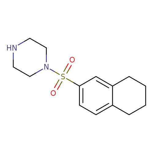 1-(5,6,7,8-tetrahydronaphthalene-2-sulfonyl)piperazine