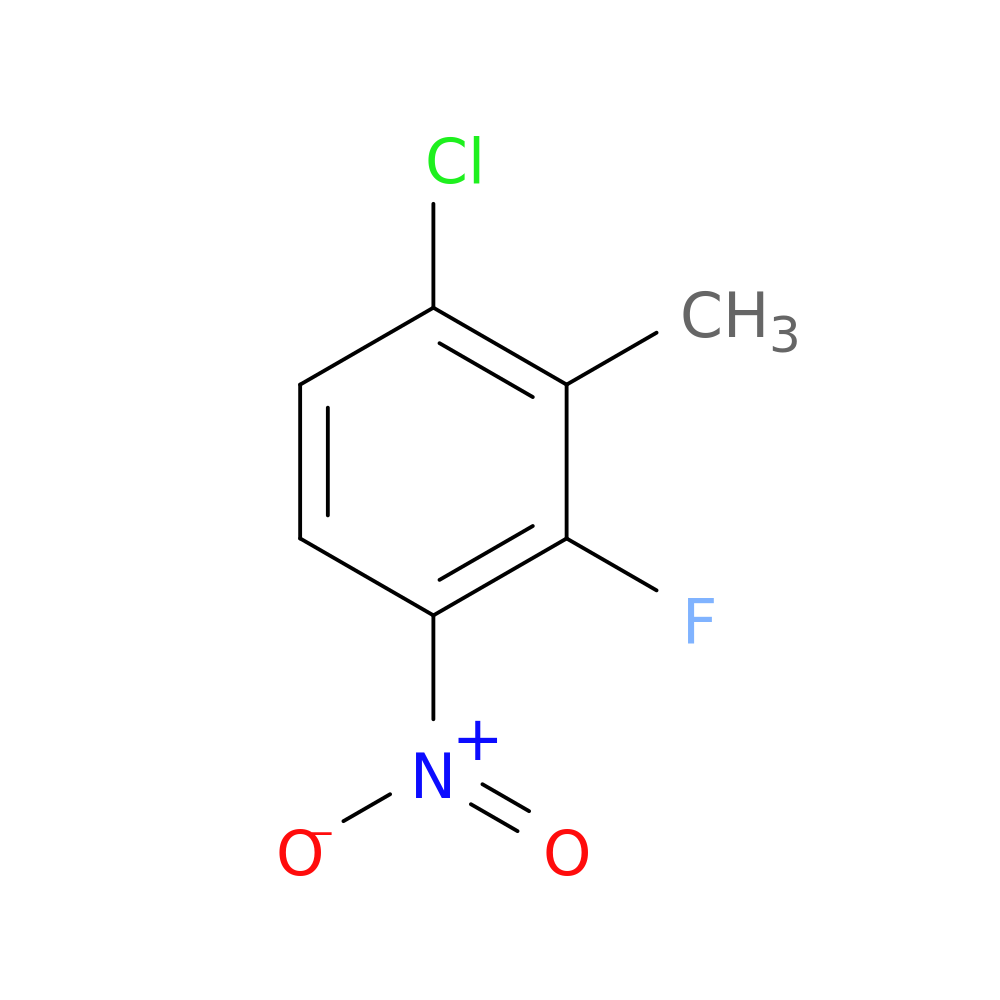 1-Chloro-3-fluoro-2-methyl-4-nitrobenzene