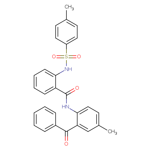 N-(2-benzoyl-4-methylphenyl)-2-(4-methylbenzenesulfonamido)benzamide