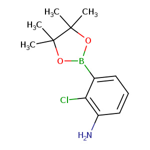 2-Chloro-3-(4,4,5,5-tetramethyl-1,3,2-dioxaborolan-2-yl)aniline