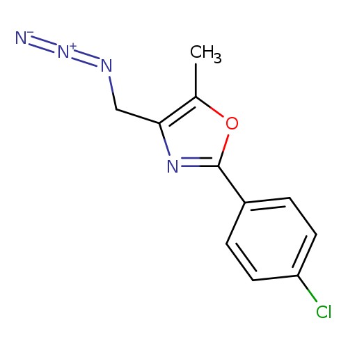 4-(azidomethyl)-2-(4-chlorophenyl)-5-methyl-1,3-oxazole