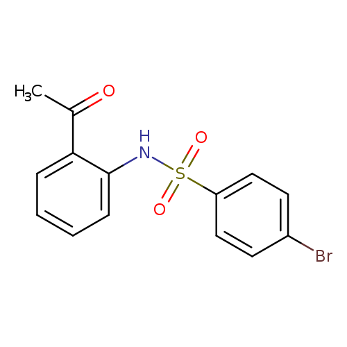 N-(2-acetylphenyl)-4-bromobenzene-1-sulfonamide
