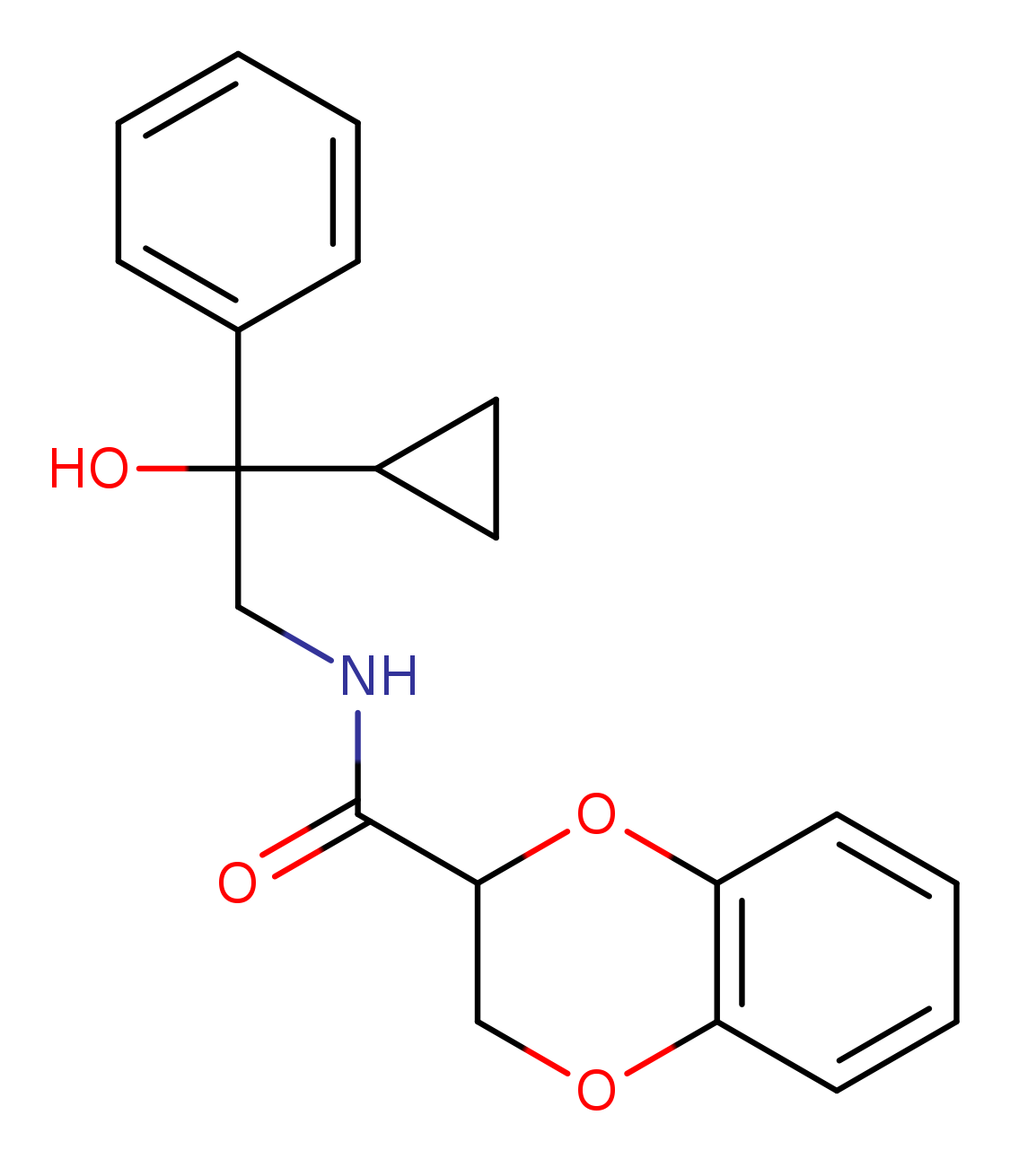 N-(2-cyclopropyl-2-hydroxy-2-phenylethyl)-2,3-dihydro-1,4-benzodioxine-2-carboxamide