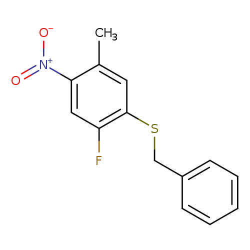 1-(benzylsulfanyl)-2-fluoro-5-methyl-4-nitrobenzene
