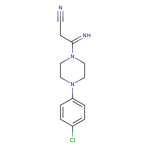 3-[4-(4-chlorophenyl)piperazin-1-yl]-3-iminopropanenitrile