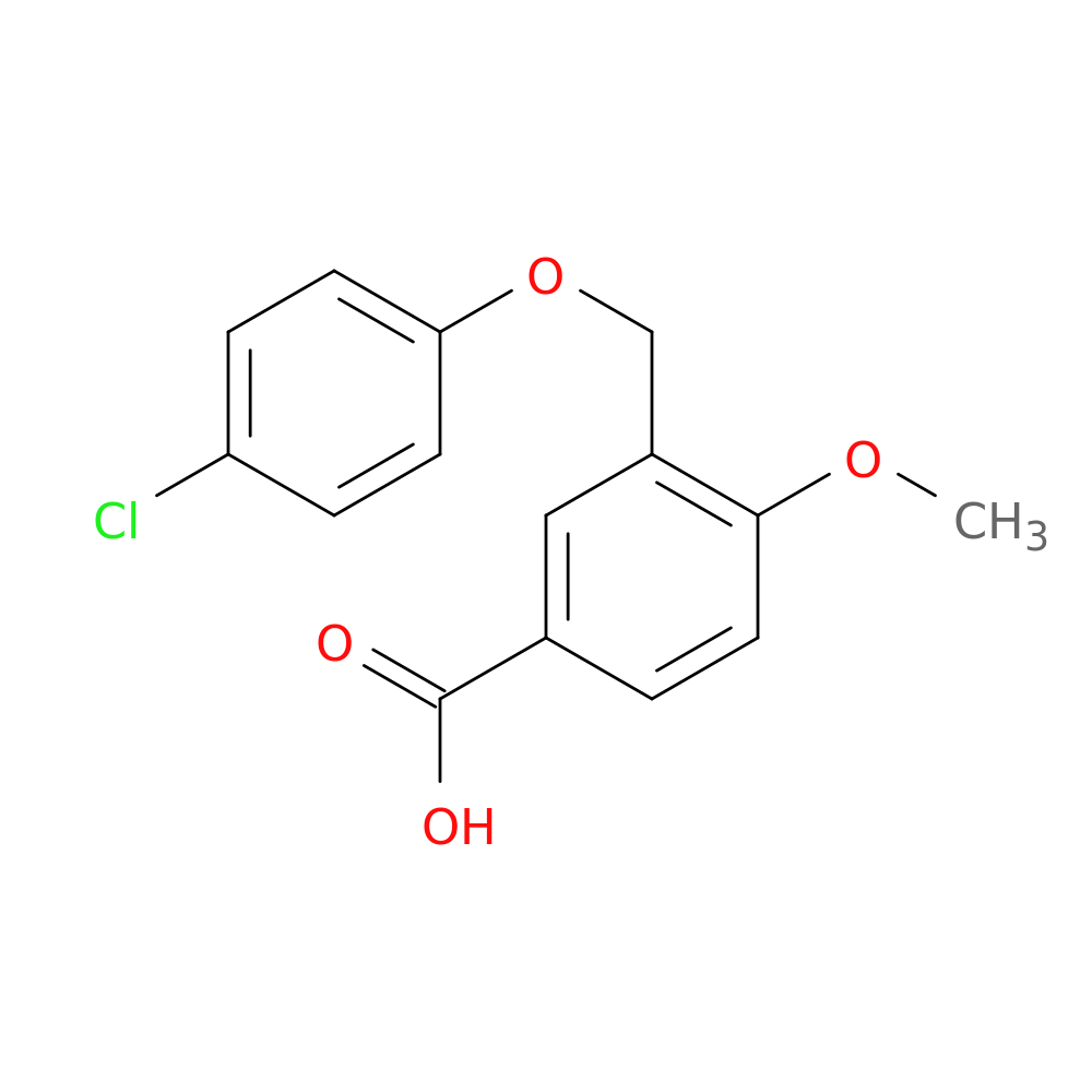 3-[(4-Chlorophenoxy)methyl]-4-methoxybenzoic acid