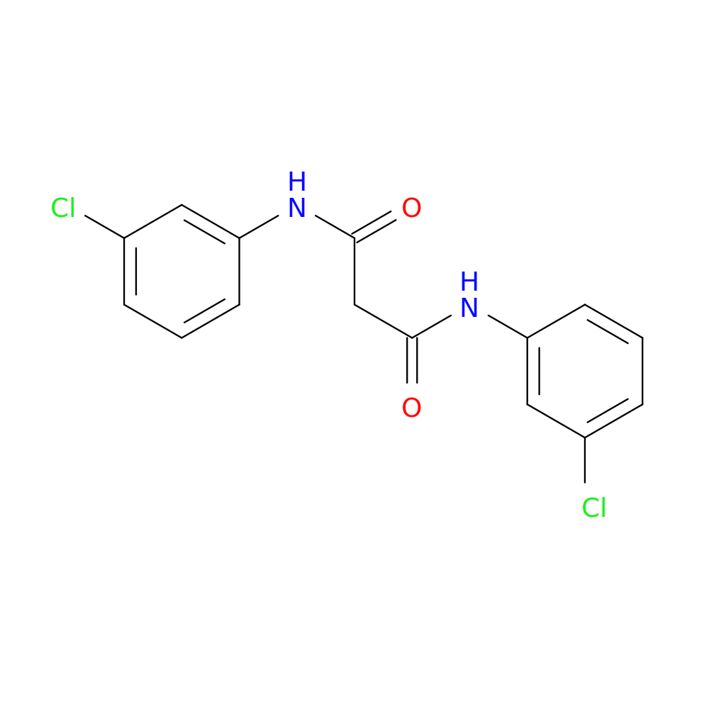 N,N'-bis(3-chlorophenyl)propanediamide