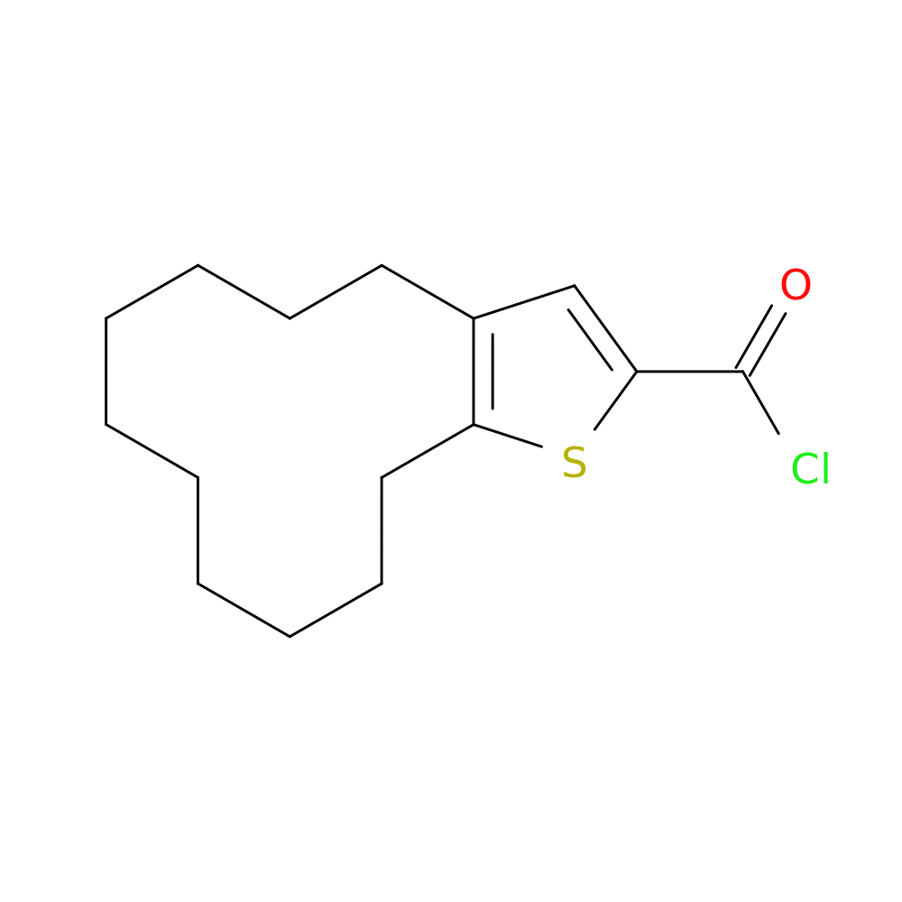 4,5,6,7,8,9,10,11,12,13-Decahydrocyclododeca[b]thiophene-2-carbonyl chloride