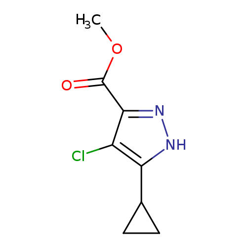 Methyl 4-chloro-5-cyclopropyl-1H-pyrazole-3-carboxylate