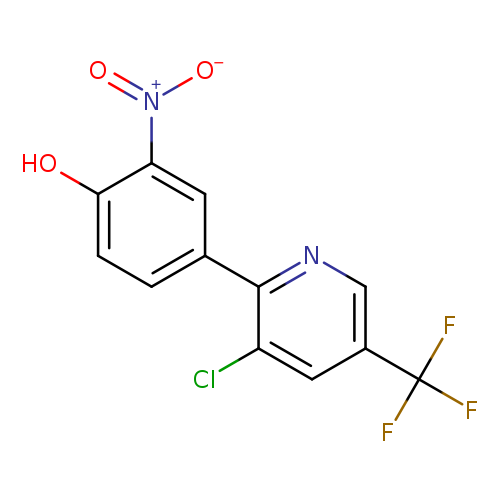 4-[3-chloro-5-(trifluoromethyl)pyridin-2-yl]-2-nitrophenol