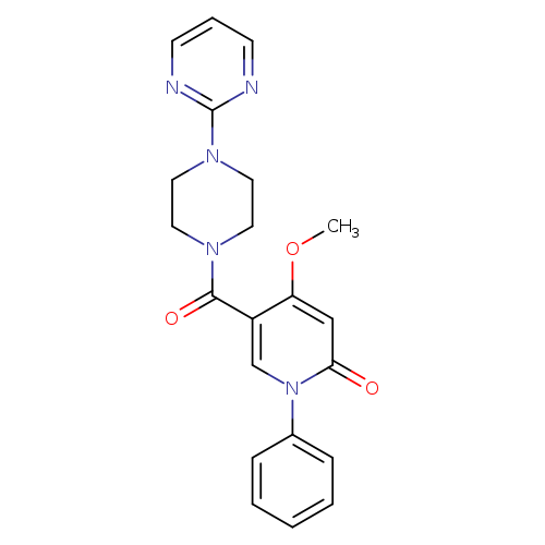 4-methoxy-1-phenyl-5-[4-(pyrimidin-2-yl)piperazine-1-carbonyl]-1,2-dihydropyridin-2-one
