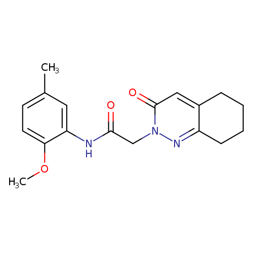 N-(2-methoxy-5-methylphenyl)-2-(3-oxo-2,3,5,6,7,8-hexahydrocinnolin-2-yl)acetamide