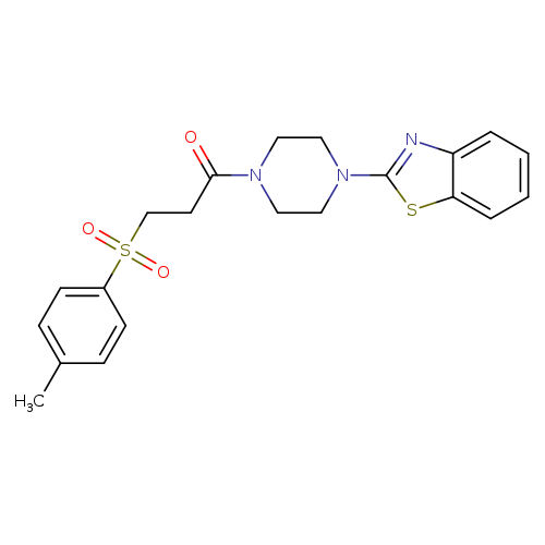 1-[4-(1,3-benzothiazol-2-yl)piperazin-1-yl]-3-(4-methylbenzenesulfonyl)propan-1-one
