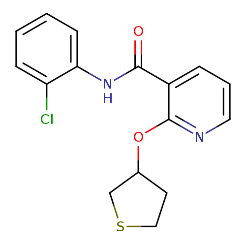 N-(2-chlorophenyl)-2-(thiolan-3-yloxy)pyridine-3-carboxamide