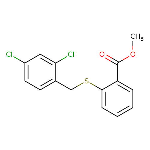 methyl 2-{[(2,4-dichlorophenyl)methyl]sulfanyl}benzoate