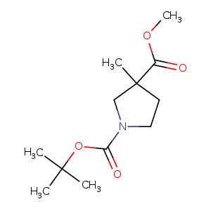 1-tert-Butyl 3-methyl 3-methylpyrrolidine-1,3-dicarboxylate