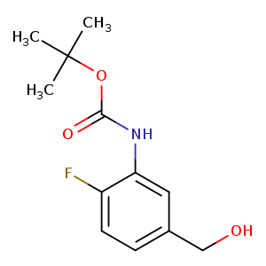 tert-Butyl (2-fluoro-5-(hydroxymethyl)phenyl)carbamate