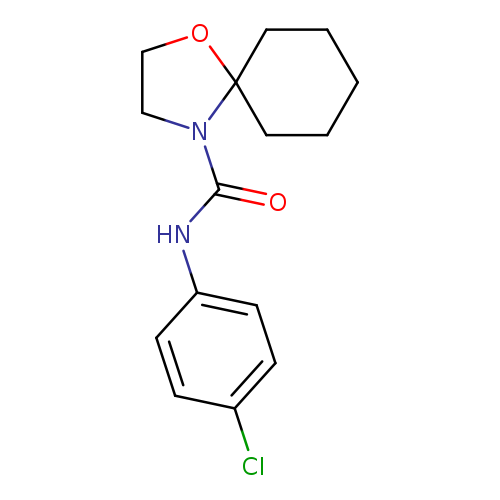 N-(4-chlorophenyl)-1-oxa-4-azaspiro[4.5]decane-4-carboxamide