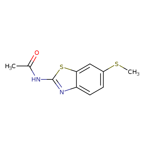N-[6-(methylsulfanyl)-1,3-benzothiazol-2-yl]acetamide