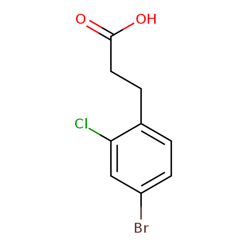 Benzenepropanoic acid, 4-bromo-2-chloro-