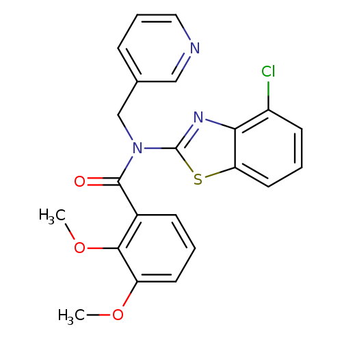 N-(4-chloro-1,3-benzothiazol-2-yl)-2,3-dimethoxy-N-[(pyridin-3-yl)methyl]benzamide
