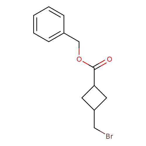 benzyl 3-(bromomethyl)cyclobutanecarboxylate