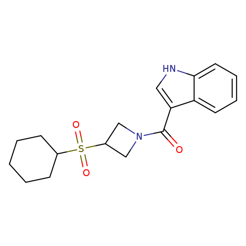 3-[3-(cyclohexanesulfonyl)azetidine-1-carbonyl]-1H-indole