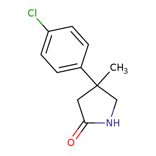 4-(4-CHLOROPHENYL)-4-METHYLPYRROLIDIN-2-ONE