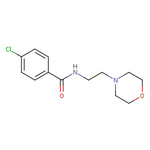Benzamide, 4-chloro-N-[2-(4-morpholinyl)ethyl]-