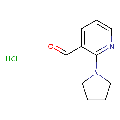 2-(pyrrolidin-1-yl)pyridine-3-carbaldehydehydrochloride