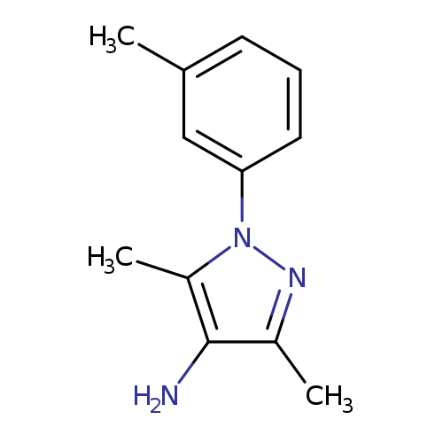 3,5-dimethyl-1-(3-methylphenyl)-1H-pyrazol-4-amine