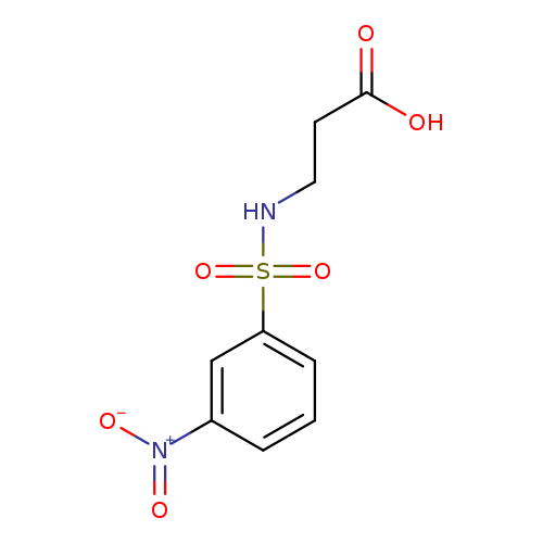 3-[(3-Nitrobenzene)sulfonamido]propanoic acid