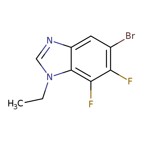 5-Bromo-1-ethyl-6,7-difluoro-1,3-benzodiazole