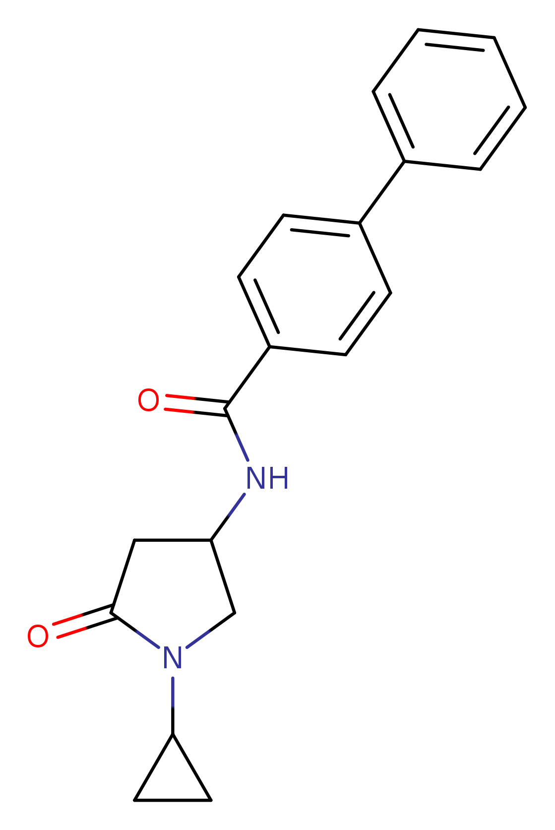 N-(1-cyclopropyl-5-oxopyrrolidin-3-yl)-[1,1'-biphenyl]-4-carboxamide
