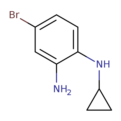 4-bromo-1-N-cyclopropylbenzene-1,2-diamine