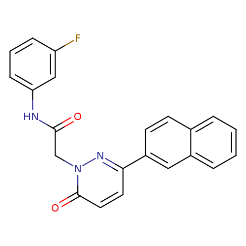 N-(3-fluorophenyl)-2-[3-(naphthalen-2-yl)-6-oxo-1,6-dihydropyridazin-1-yl]acetamide