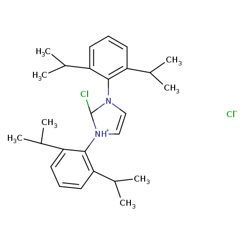 1H-Imidazolium, 1,3-bis[2,6-bis(1-methylethyl)phenyl]-2-chloro-, chloride (1:1)