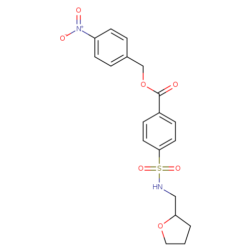 (4-nitrophenyl)methyl 4-{[(oxolan-2-yl)methyl]sulfamoyl}benzoate
